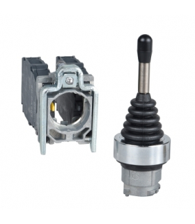 Harmony XB4 Manipulator czterokierunkowy, Stabilny, 1 NO, Metalowy, XD4PA14 Schneider Electric