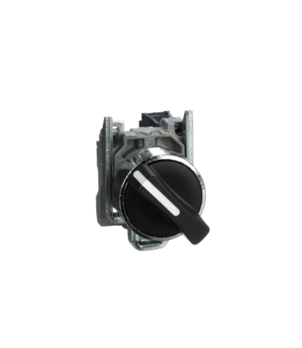 Harmony XB4 Przełącznik 2 pozycyjny, czarny, metalowy, XB4BD21 Schneider Electric