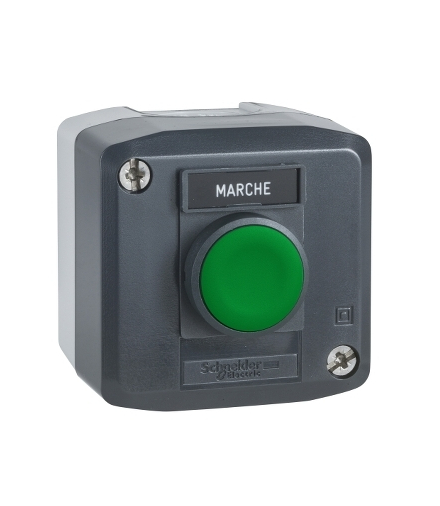 Harmony XALD Stacja sterująca ciemnoszara z przyciskiem Ø22, XALD101 Schneider Electric