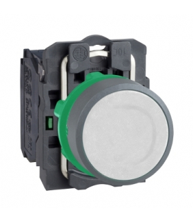P/B,WHITE,1N/O,SPRING RETURN, XB5AACUST02 Schneider Electric