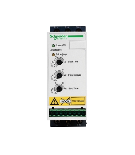 Układ łagodnego rozruchu ATS01 3 fazowe 460/480VAC 50/60Hz 3.7kW 9A IP20, ATS01N209RT Schneider Electric