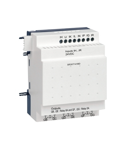 Moduł rozszerzeń WE/WY Zelio Logic 24VDC, SR3XT141BD Schneider Electric