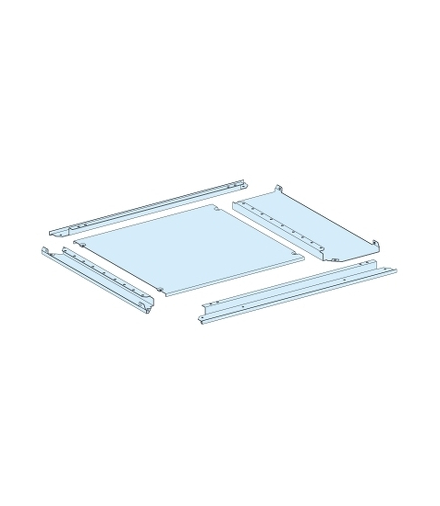 Rozdzielnice Prisma, płyta dławicowa pełna IP55 650+150x400mm, 08487 Schneider Electric