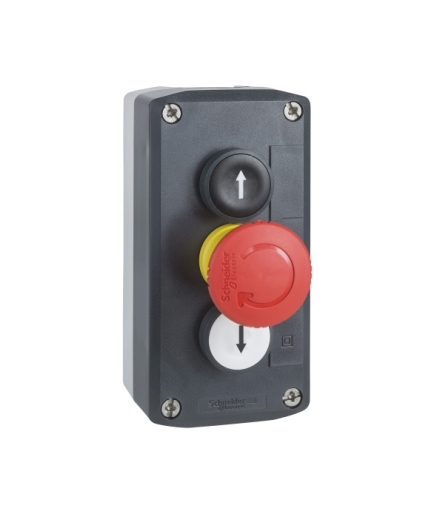 Harmony XALD Stacja sterująca ciemnoszara z przyciskiem, XALD328 Schneider Electric