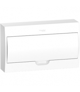 Obudowa natynkowa Easy9 IP40 EZ9E-1-18-NT-P drzwi białe 1 rząd 18 modułów/rząd, EZ9E118P2S Schneider Electric