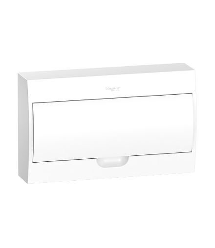 Obudowa natynkowa Easy9 IP40 EZ9E-1-18-NT-P drzwi białe 1 rząd 18 modułów/rząd, EZ9E118P2S Schneider Electric