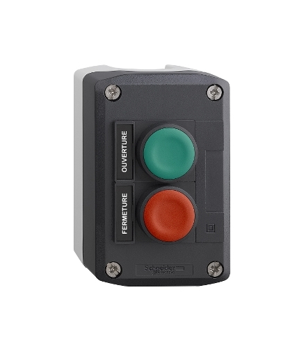 Harmony XALD Stacja sterująca ciemnoszara zielony/zielony przycisk Ø22 samopowrotny, XALD241 Schneider Electric