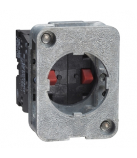 Harmony XAC Blok styków do montażu na podstawie z samoczynnym powrotem 1NC+1NO, XACS415 Schneider Electric