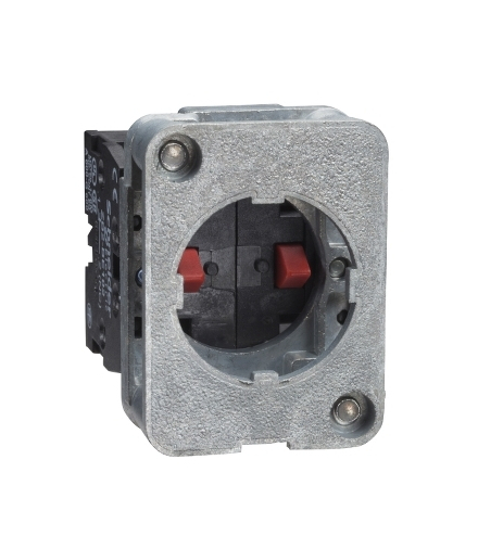 Harmony XAC Blok styków do montażu na podstawie z samoczynnym powrotem 1NC+1NO, XACS415 Schneider Electric
