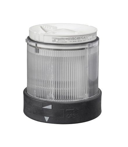 Harmony XVB Element świetlny Ø70 bezbarwny światło ciągłe LED 230V AC, XVBC2M7 Schneider Electric