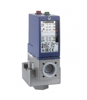 OsiSense XM Łącznik ciśnieniowy 1 styk C/O, 4 bar, zaciski, XMLB004A2S12 Schneider Electric