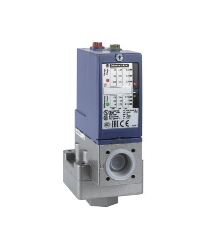 OsiSense XM Łącznik ciśnieniowy 1 styk C/O, 4 bar, zaciski, XMLB004A2S12 Schneider Electric