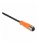 Konektory okablowane XZ - żeńskie proste - M12 - 4 pin. - przew. PVC 2m, XZCPA1141L2 Schneider Electric