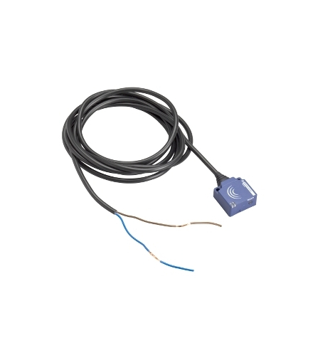 OsiSense XS Czujnik indukcyjny płaski z wyjściem NPN 1NO, 12/24V DC, kabel 2m, XS8E1A1NAL2 Schneider Electric