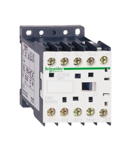 Stycznik miniaturowy LC1K1210P5 I12A AC-3 cewka 230VAC 50Hz styk pom 1NO zaciski skrzynkowe Schneider Electric
