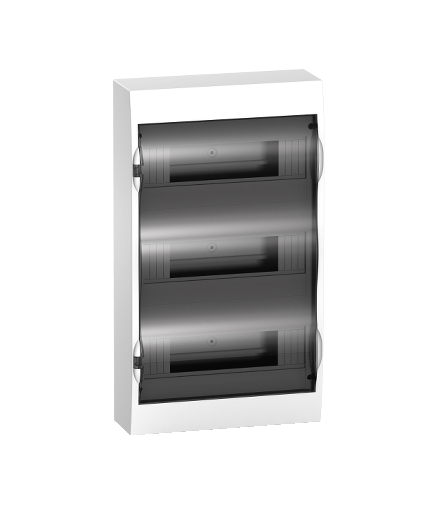Obudowa natynkowa Easy9 IP40 EZ9E-3-12-NT-T drzwi transparentne 3 rzędy 12modułów/rząd, EZ9E312S2S Schneider Electric