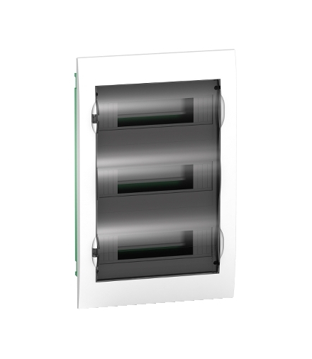 Obudowa podtynkowa Easy9 IP40 EZ9E-3-12-PT-T transparentna 3 rzędy 12 modułów/rząd, EZ9E312S2F Schneider Electric
