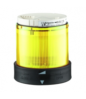 Harmony XVB Element świetlny Ø70 żółty światło ciągłe LED 24V AC/DC, XVBC2B8 Schneider Electric