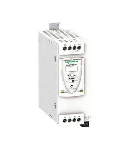 Phaseo, regulowany zasilacz impulsowy (SMPS), 1 lub 2 fazowy, 100..500 V, 24 V, 5 A, ABL8RPS24050 Schneider Electric