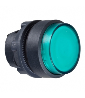 Harmony XB5 Główka przycisku wystającego z samoczynnym powrotem LED zielona plastikowa, ZB5AW133 Schneider Electric