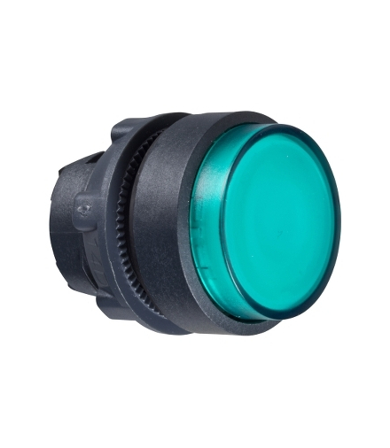 Harmony XB5 Główka przycisku wystającego z samoczynnym powrotem LED zielona plastikowa, ZB5AW133 Schneider Electric