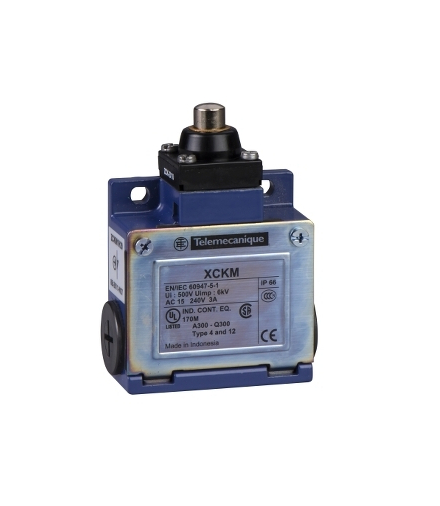 OsiSense XC Łącznik krańcowy trzpień z końcówką metalową 1NC+1NO, konektor M20, XCKM110H29 Schneider Electric