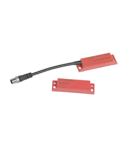 Preventa XCS Łącznik kodowany magnetycznie 2NC+1NO, 24V DC, konektor M12, XCSDMP700L01M12 Schneider Electric