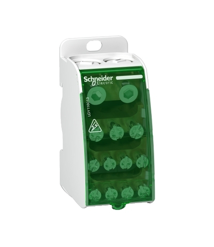 Blok rozdzielczy Acti9 śrubowy 13 otworów 160A 1P, LGY116013 Schneider Electric