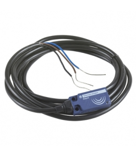 OsiSense XS Czujnik indukcyjny płaski z wyjściem NPN 1NO, 12/24V DC, kabel 2m, XS7F1A1NAL2 Schneider Electric