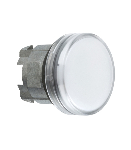Harmony XB4 Głowka lampki sygnalizacyjnej Ø22 biała żarówka BA9S metalowa, ZB4BV01 Schneider Electric