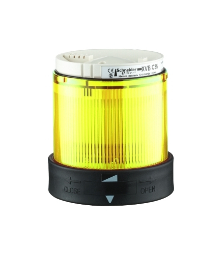 Harmony XVB Element świetlny migający Ø70 żółty LED 24V AC/DC, XVBC5B8 Schneider Electric