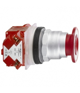 Harmony 9001K Przycisk bezpieczeństwa Ø30 mm z główką grzybkową Ø 41 mm metalowa ramka czerwony T\K, 9001KR9R20H6 Schneider Elec