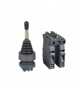 Harmony XB5 Manipulator czterokierunkowy, Samoczynny powrót, 1 NO, Plastikowy, Zaciski śrubowe, 54 mm, XD5PA24 Schneider Electri