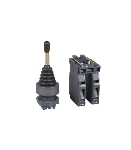 Harmony XB5 Manipulator czterokierunkowy, Samoczynny powrót, 1 NO, Plastikowy, Zaciski śrubowe, 54 mm, XD5PA24 Schneider Electri