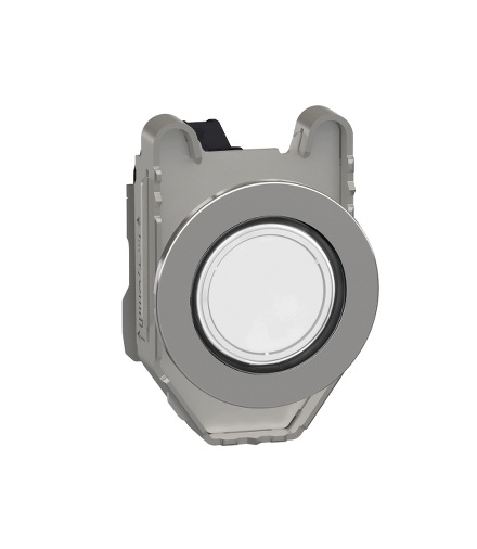 Harmony XB4 Lampka sygnalizacyjna zlicowany metal biały Ø30 gładka soczewka zintegrowana dioda LED 230...240 V AC, XB4FVM1 Schne