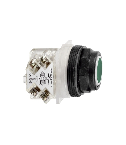 Harmony 9001SK Przycisk kryty Ø30 zielony samopowrotny 1 NO plastikowy ośmiokątny, 9001SKR1GH5 Schneider Electric