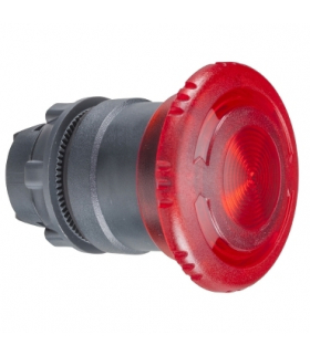 Harmony XB5 Główka przycisku grzybkowego odryglowana obrotem Ø22 czerwona LED plastikowa, ZB5AW743 Schneider Electric