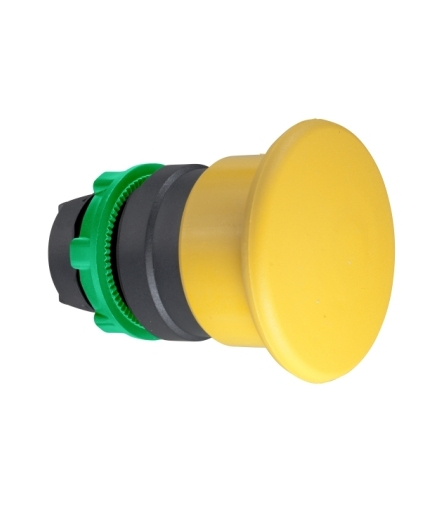 Harmony XB5 Napęd przycisku grzybkowego Ø40 pomarańczowy odryglowany przez obrót LED plastik, ZB5AW753 Schneider Electric