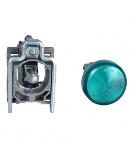 Harmony XB4 Lampka sygnalizacyjna zielona LED 24V metalowy, XB4BVB3EX Schneider Electric