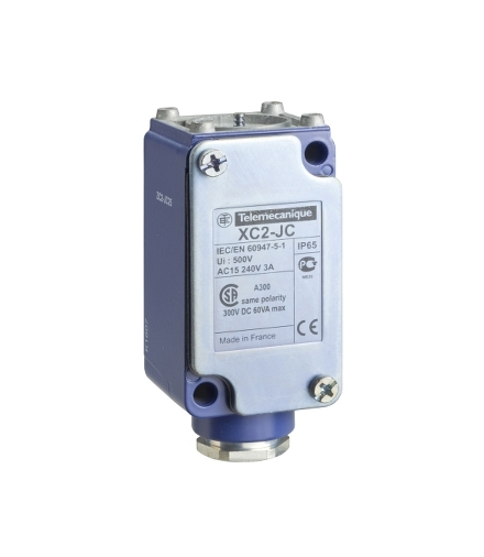 OsiSense XC Korpus łącznika krańcowego bez wyświetlacza działanie migowe 2 styki C/O, ZC2JC2 Schneider Electric