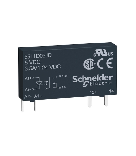 Harmony Relay Przekaźnik półprzewodnikowy wejście 3/12VDC/wyjście 24VDC 3.5A, SSL1D03JD Schneider Electric