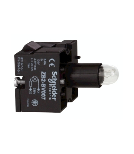 pilot light body for front mounting, ZB2BV007 Schneider Electric