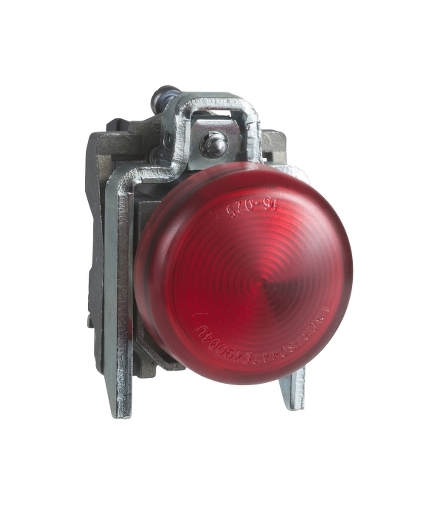 Harmony XB4 Lampka sygnalizacyjna czerwona LED 24V metalowy, XB4BVB4EX Schneider Electric