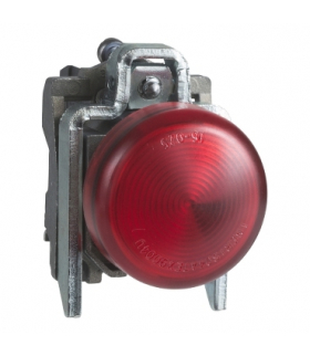 Harmony XB4 Lampka sygnalizacyjna czerwona LED 230V metalowy, XB4BVM4EX Schneider Electric