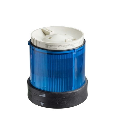 Harmony XVB Element świetlny migający Ø70 niebieski LED 230V AC, XVBC5M6 Schneider Electric