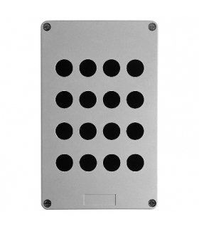 Harmony XAPS Pusta kaseta sterująca 16 otworów w 4 kolumnach Ø22 0 151x241 mm plastikowa, XAPA3116 Schneider Electric
