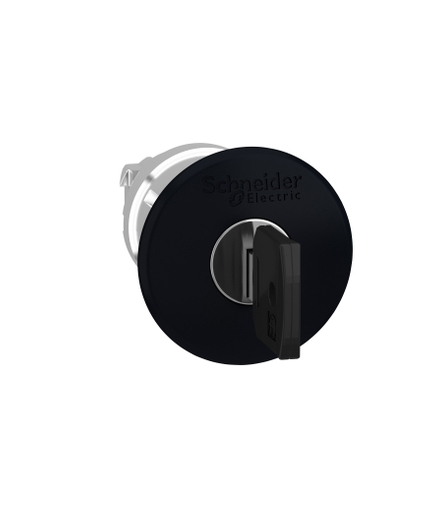 Harmony XB4 Napęd przycisku grzybkowy Ø40 czarny klucz 455 bez podświetlenia metalowy zwykły, ZB4BS12 Schneider Electric