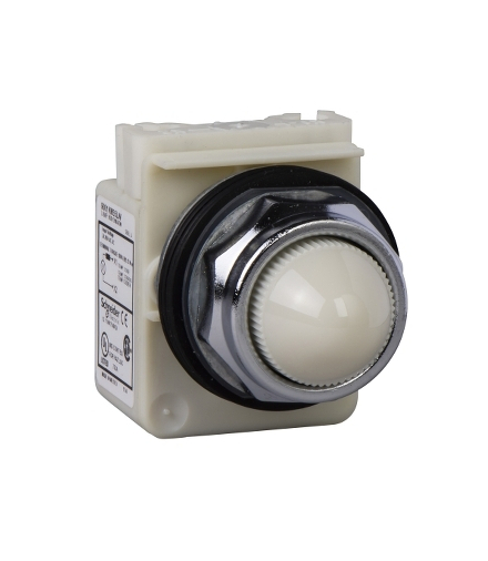 ŚWIATŁO PILOTOWE LED 120V 30mm BIAŁE T-K, 9001KP38LWW9 Schneider Electric