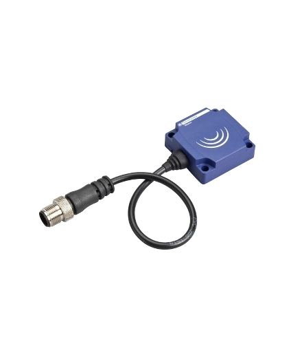 OsiSense XS Czujnik indukcyjny plastikowy 1NO, 24V DC, konektor M12, XS9C111A2L01M12 Schneider Electric