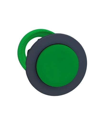 Płaski Zielony Przycisk Główk Push Push, ZB5FH3 Schneider Electric